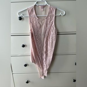 Victoria secret pink bodysuit, size Medium